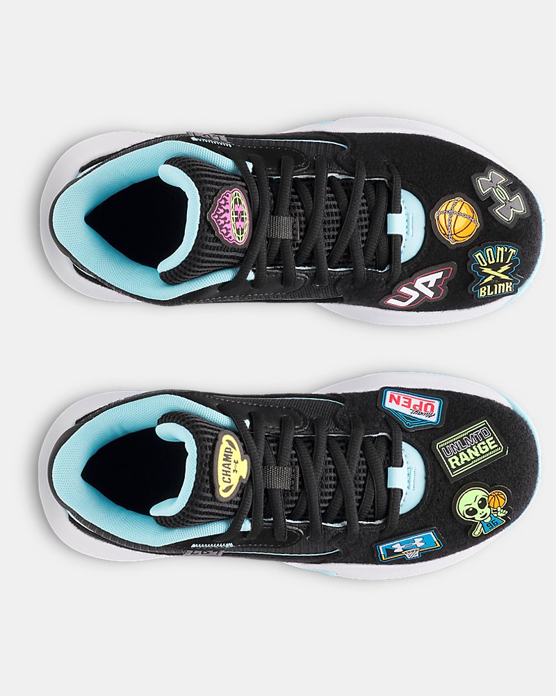 UA Lockdown 7 VC Grade School Basketball Shoes - Image 4