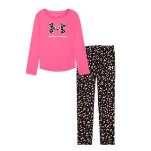 UA Printed Little Girls' Long Sleeve & Leggings Set