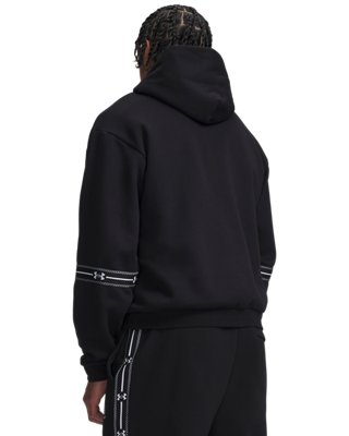 UA Icon Fleece Taped Men's Hoodie - Image 2