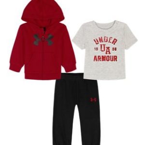 UA Rival Newborn Boys' 3-Piece Hoodie Set