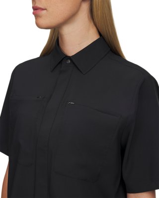 UA Fish Pro Hybrid Woven Women's Short Sleeve - Image 4