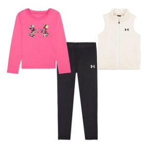 UA Sherpa Infant Girls' 3-Piece Vest Set
